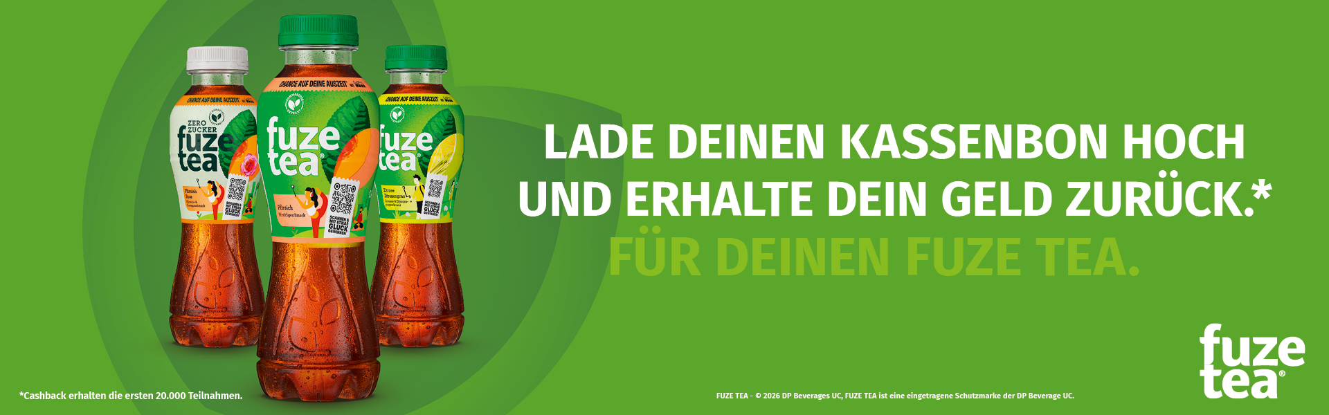 Fuze Tea Cashback Aktion